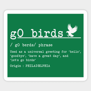 Philadelphia Eagles Go Birds M5537 Magnet